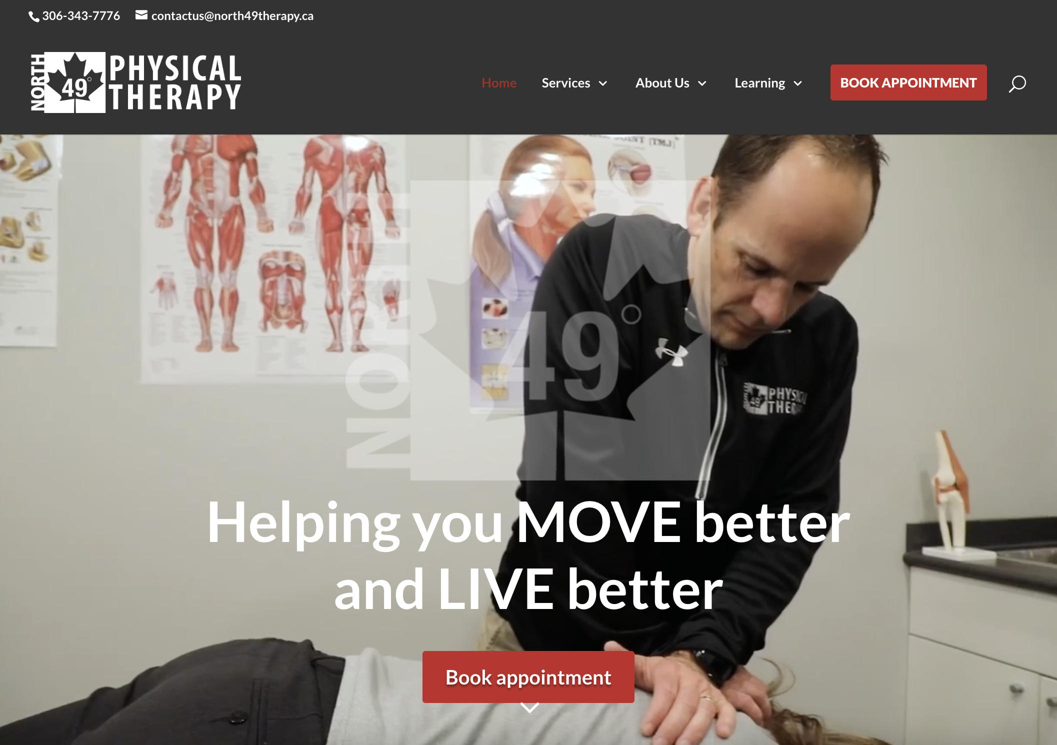 North 49 Physical Therapy Website